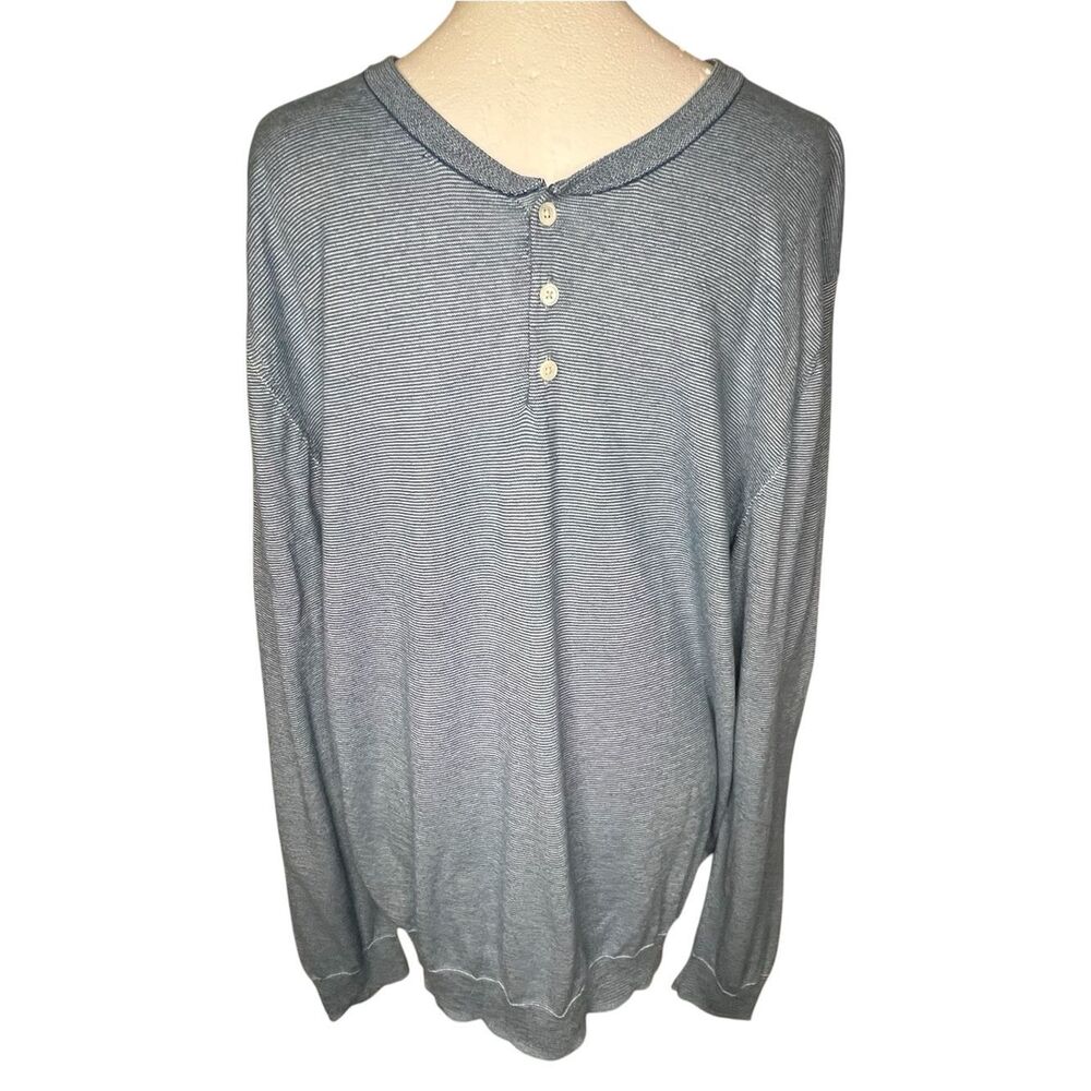 Bonobos Lightweight Light Blue Long-Sleeve Men’ Sweater Sz XL Preppy Casual